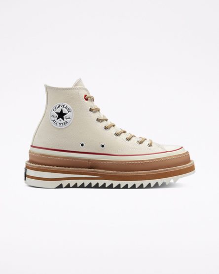 Beige Converse Chuck 70 Trek Women's High Top Shoes | WFKL83I47