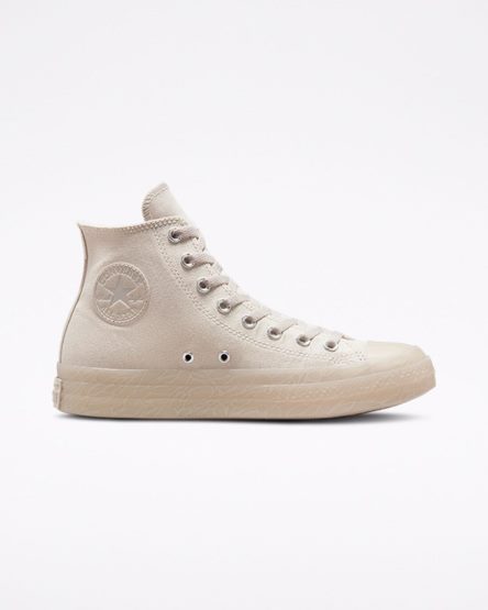 Beige Converse Chuck Taylor All Star CX Tonal Bark Men's High Top Shoes | WELK39154