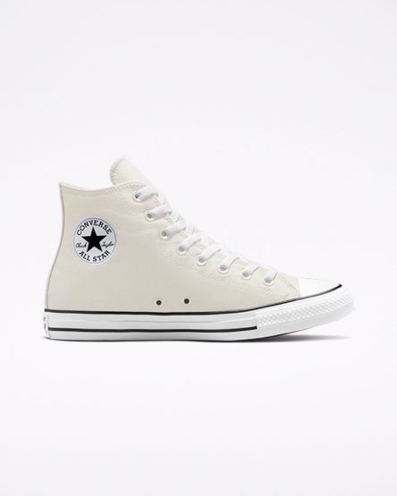 Beige Converse Chuck Taylor All Star Seasonal Color Men's High Top Shoes | ANK7L83I5