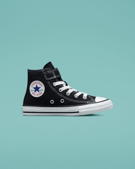 Black / Beige / White Converse Chuck Taylor All Star Easy-On Girls' High Top Shoes | AC489157I