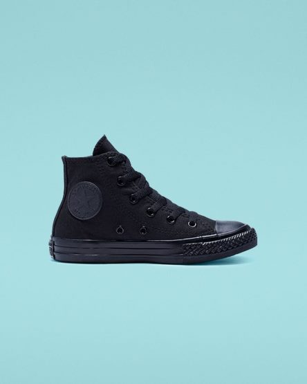 Black Converse Chuck Taylor All Star Classic Girls' High Top Shoes | YP41893L5