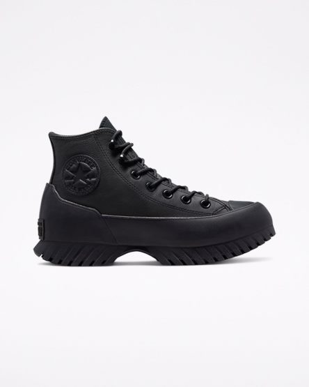 Black Converse Chuck Taylor All Star Lugged Winter 2.0 Men's High Top Shoes | AR4K9L715