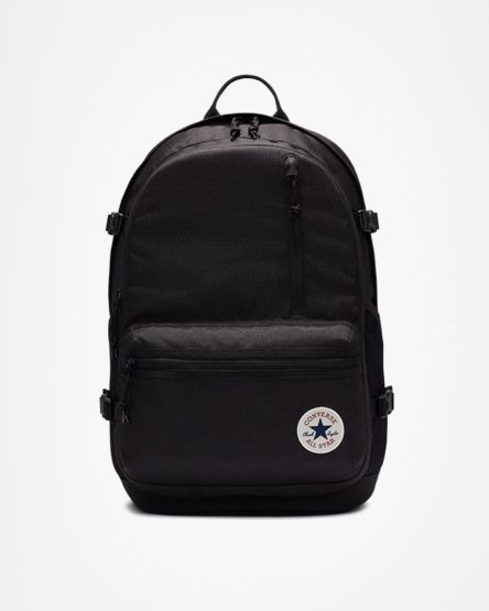 Black Converse Straight Edge Women's Backpacks | UX958I47L