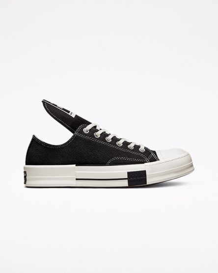 Black Converse x DRKSHDW DRKSTAR Chuck 70 Women's Low Top Shoes | QOLI87934