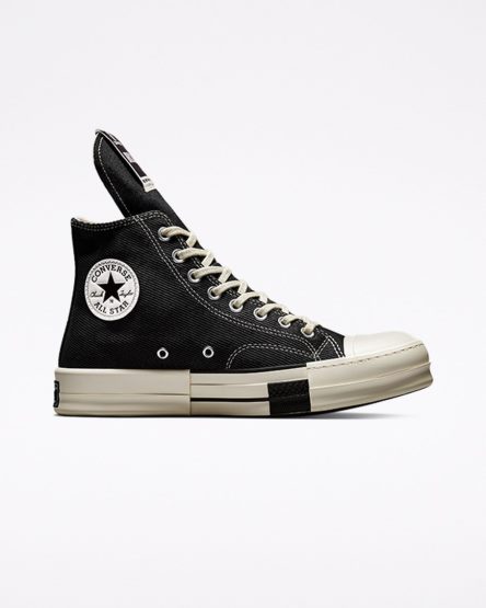 Black Converse x DRKSHDW DRKSTAR Chuck 70 Men's High Top Shoes | VDKIL9371