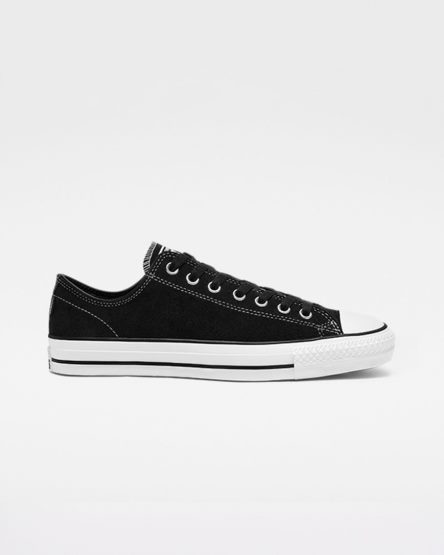 Black / White Converse CONS Chuck Taylor All Star Pro Suede Men's Skate Shoes | IE97458I3