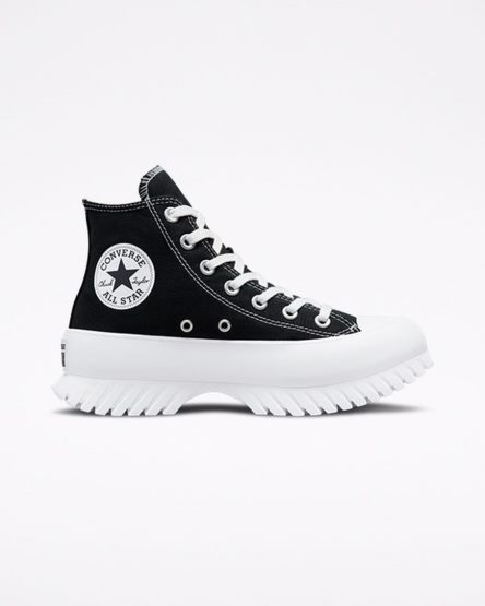 Black / White Converse Chuck Taylor All Star Lugged 2.0 Women's High Top Shoes | DKK31497I