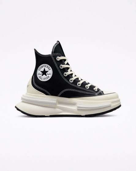 Black / White Converse Run Star Legacy CX Men's High Top Shoes | BQ5I74L81