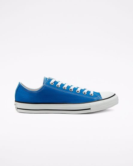 Blue Converse Chuck Taylor All Star Seasonal Color Women's Low Top Shoes | NG58971LI