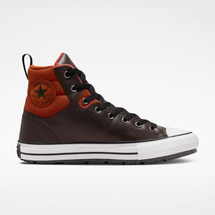 Brown / Orange / Black Converse Chuck Taylor All Star Berkshire Water Resistant High Top Men's Winter Boots | LI1L97K58