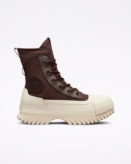 Dark Brown Converse Chuck Taylor All Star Lugged 2.0 Counter Climate High Top Women's Boots | LQ48K17L5