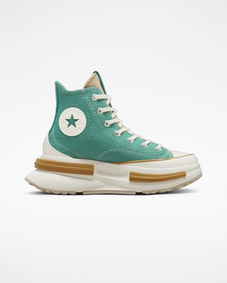 Green Converse Run Star Legacy CX Textured Women's High Top Shoes | DML894153