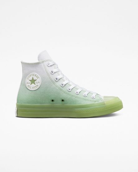 Green / White / Green Converse Chuck Taylor All Star CX Gradient Men's High Top Shoes | ET98I15LK