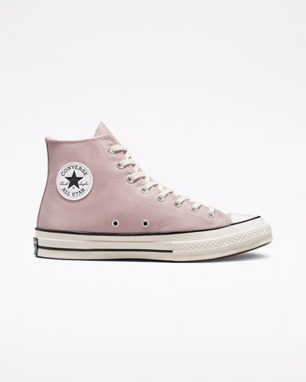 Grey / Black Converse Chuck 70 Canvas Women's High Top Shoes | UK574I9KL