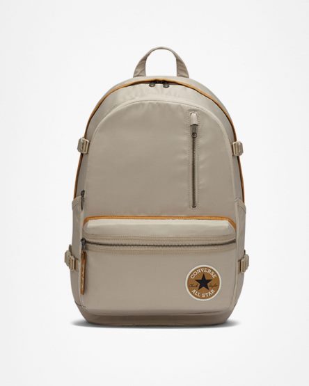 Grey Converse Premium Straight Edge Women's Backpacks | XJ185K93L