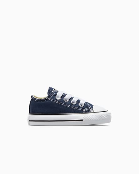 Navy Converse Chuck Taylor All Star Classic Boys' Low Top Shoes | PA45718LI