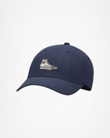 Navy Converse High-Top Sneaker Patch Baseball Women's Hats | JL19K3L47