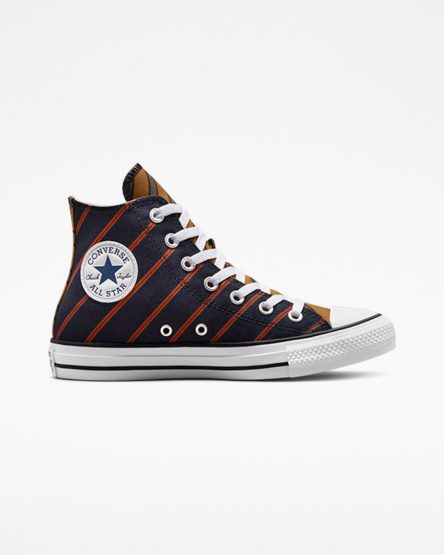 Obsidian / Deep Burgundy Converse Chuck Taylor All Star Twisted Classics Men's High Top Shoes | HZL9K3485