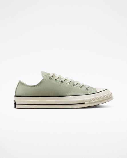 Olive / Black Converse Chuck 70 Vintage Canvas Men's Low Top Shoes | SC745L31K