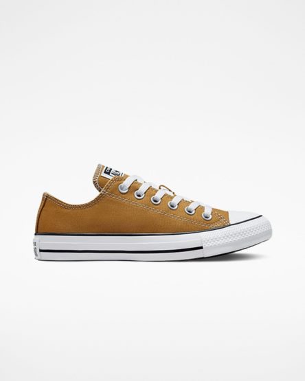 Orange Converse Chuck Taylor All Star Seasonal Color Men's Low Top Shoes | WZ1K89I73