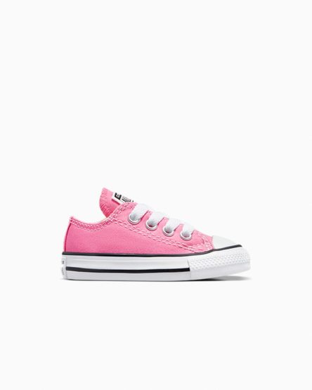 Pink Converse Chuck Taylor All Star Classic Girls' Low Top Shoes | MD73LK958