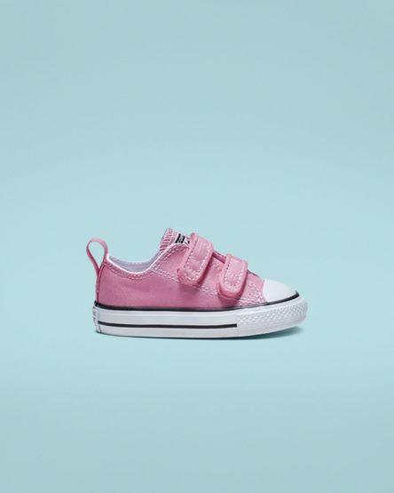 Pink Converse Chuck Taylor All Star Easy-On Boys' Low Top Shoes | AU8K3I475