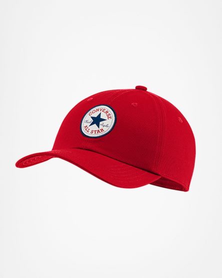 Red Converse All Star Patch Baseball Men's Hats | LB5K1L934