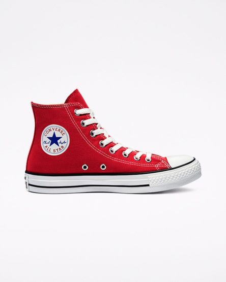 Red Converse Chuck Taylor All Star Classic Men's High Top Shoes | LJ538KI1L