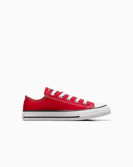 Red Converse Chuck Taylor All Star Classic Girls' Low Top Shoes | OP1K48LI9