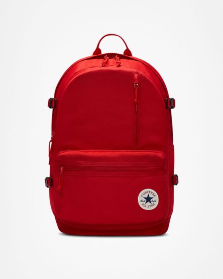 Red Converse Straight Edge Women's Backpacks | OB7491LK8