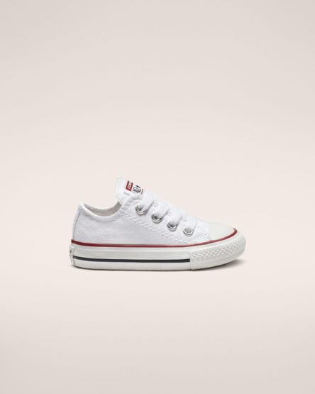 White Converse Chuck Taylor All Star Classic Girls' Low Top Shoes | WA934587I