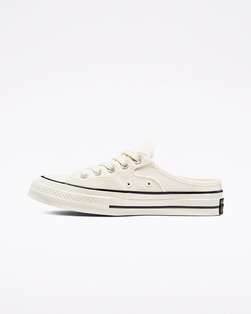 Beige / Black Converse Chuck 70 Mule Women's Low Top Shoes | UX14K58L3