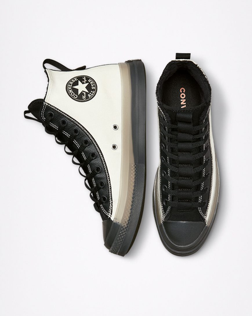 Beige / Black Converse Chuck Taylor All Star CX Explore Counter Climate Women's High Top Shoes | OHI379541