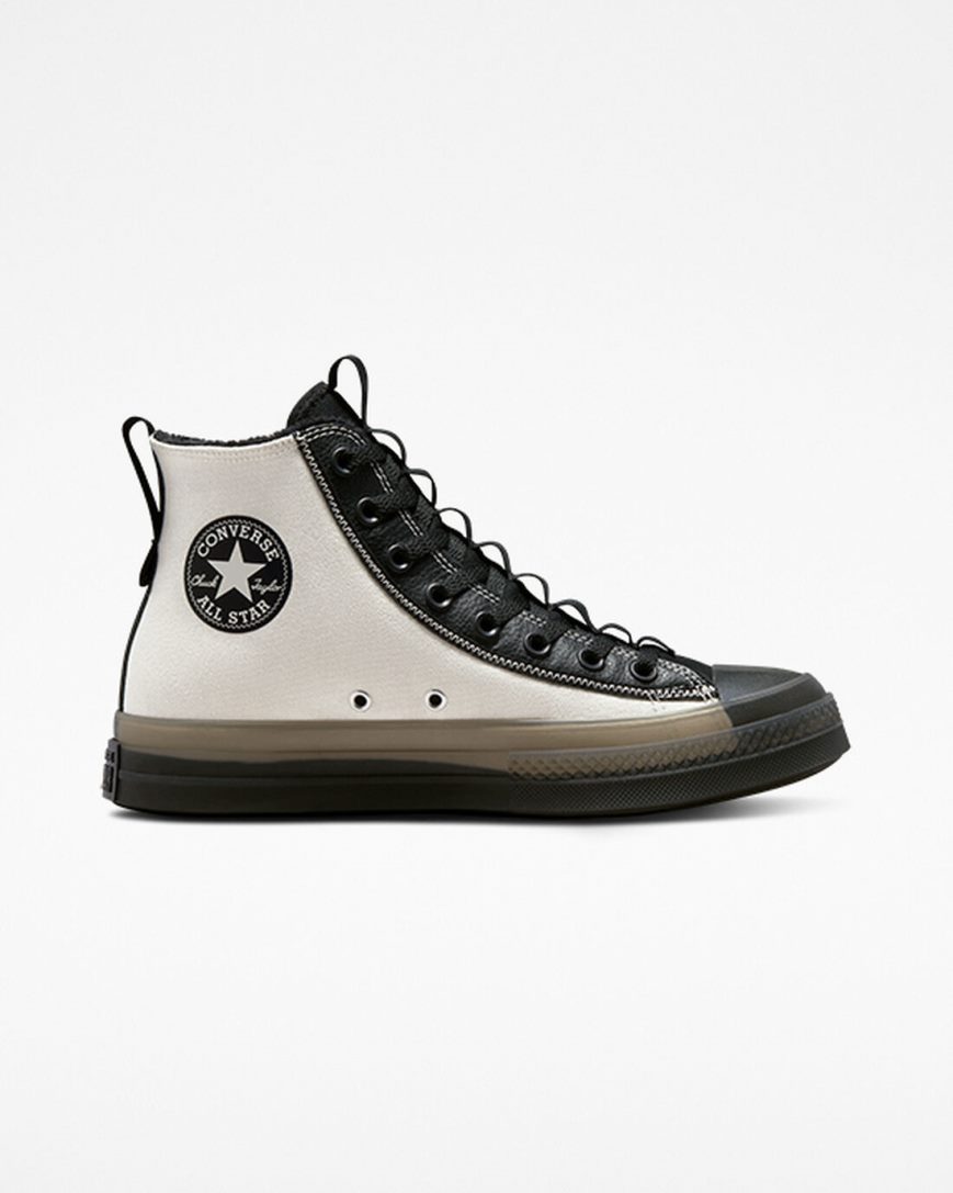 Beige / Black Converse Chuck Taylor All Star CX Explore Counter Climate Men\'s High Top Shoes | WYL7I8513