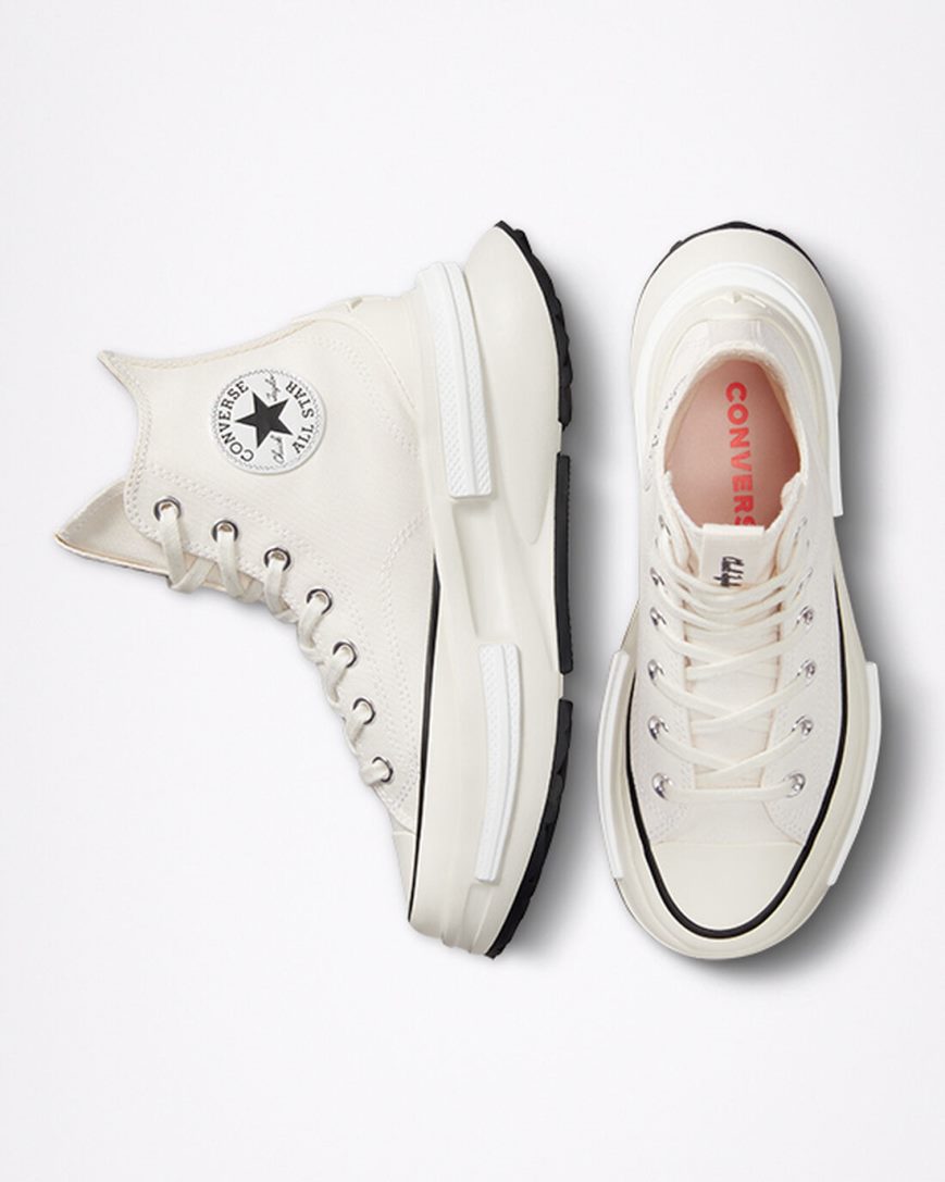 Beige / Black / White Converse Run Star Legacy CX Women's High Top Shoes | ENK5I8L47