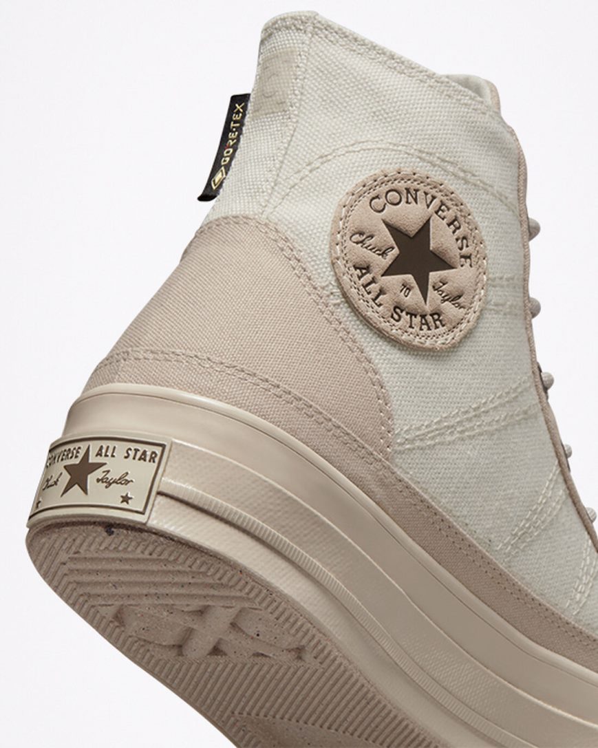 Beige Converse Chuck 70 GORE-TEX® Women's High Top Shoes | KSL1795IK