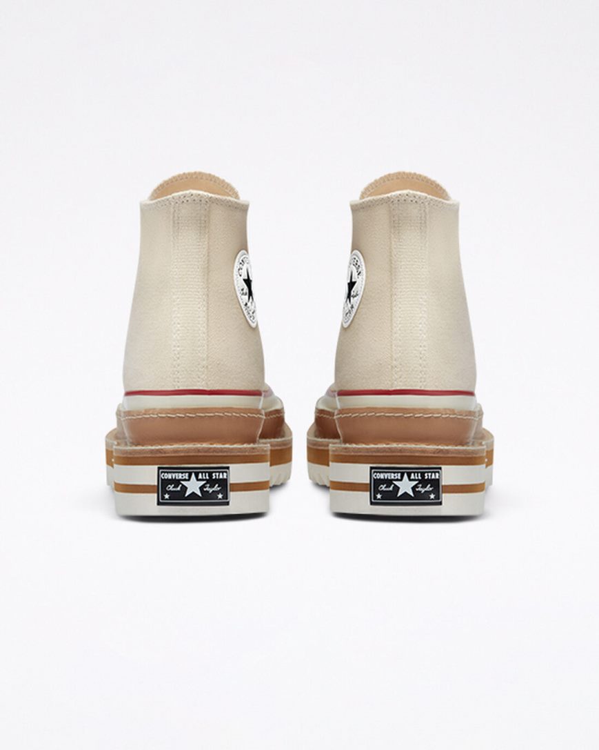 Beige Converse Chuck 70 Trek Men's High Top Shoes | ONL74I35K