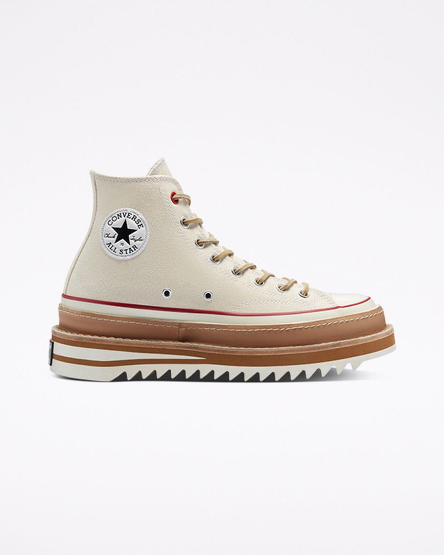 Beige Converse Chuck 70 Trek Men\'s High Top Shoes | ONL74I35K