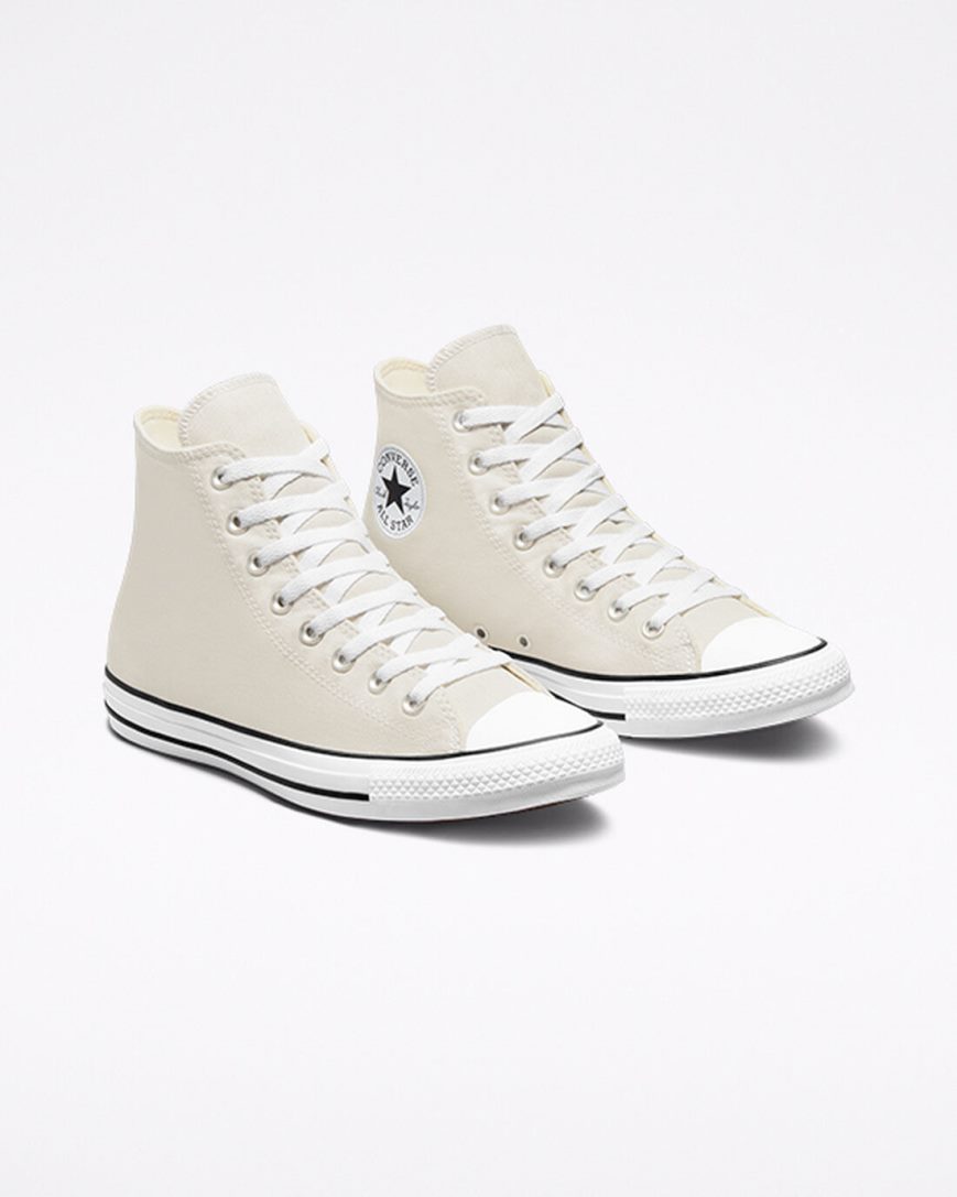 Beige Converse Chuck Taylor All Star Seasonal Color Men's High Top Shoes | ANK7L83I5