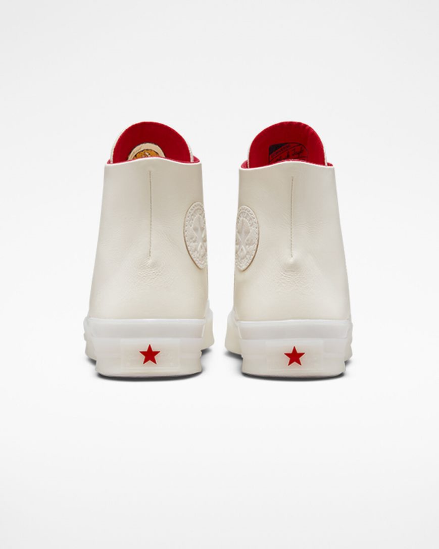 Beige / Red / White Converse Chuck 70 Marquis Year of the Rabbit Men's High Top Shoes | LC9375L4I