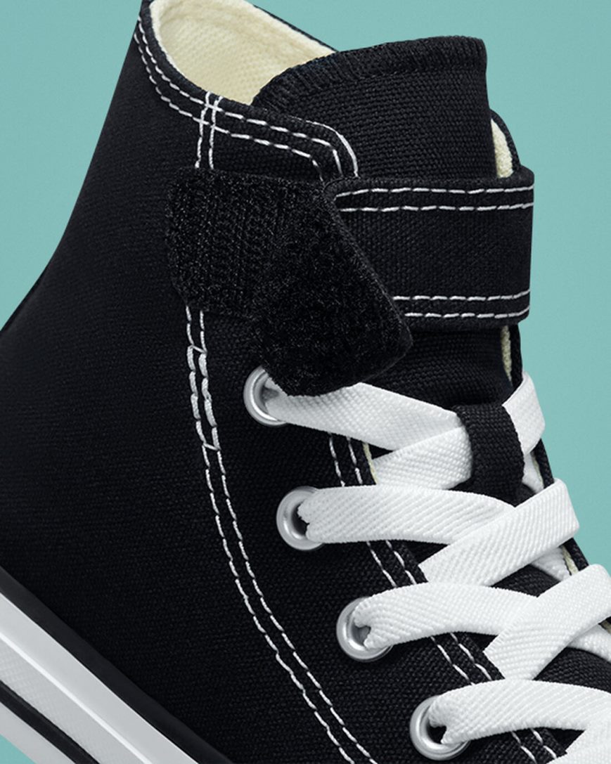 Black / Beige / White Converse Chuck Taylor All Star Easy-On Girls' High Top Shoes | AC489157I