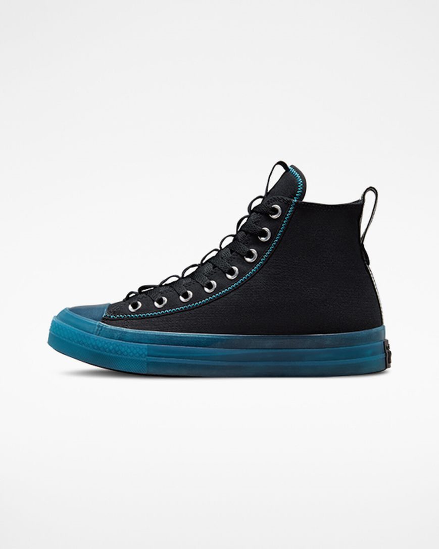 Black / Blue / White Converse Chuck Taylor All Star CX Explore Men's High Top Shoes | FEK7389I1