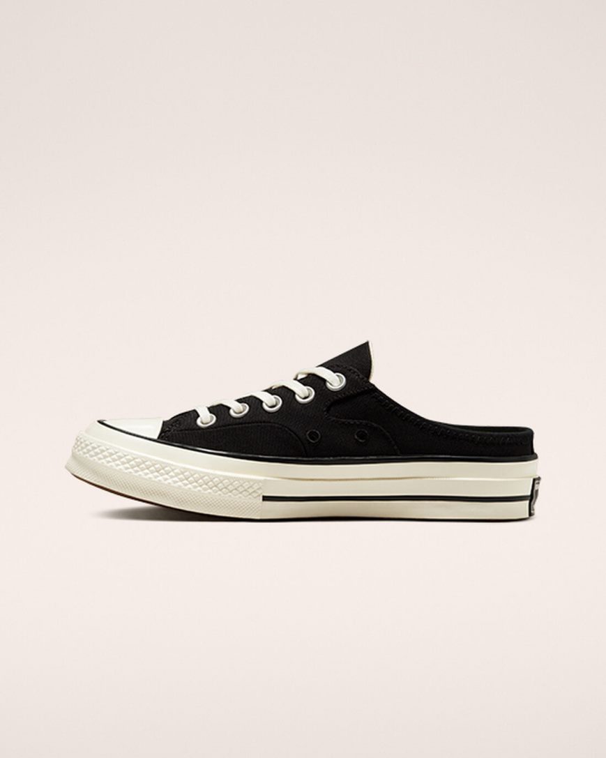 Black Converse Chuck 70 Mule Women's Low Top Shoes | AK83I574L