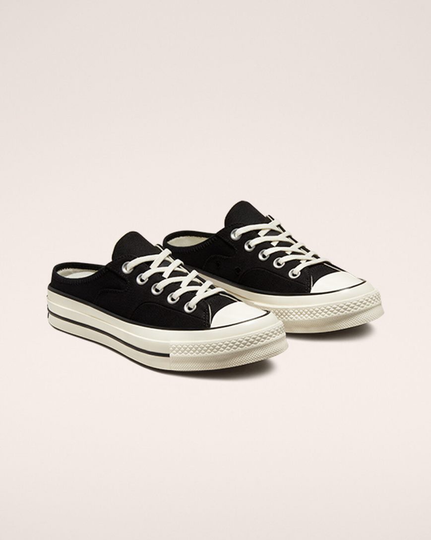 Black Converse Chuck 70 Mule Women's Low Top Shoes | AK83I574L