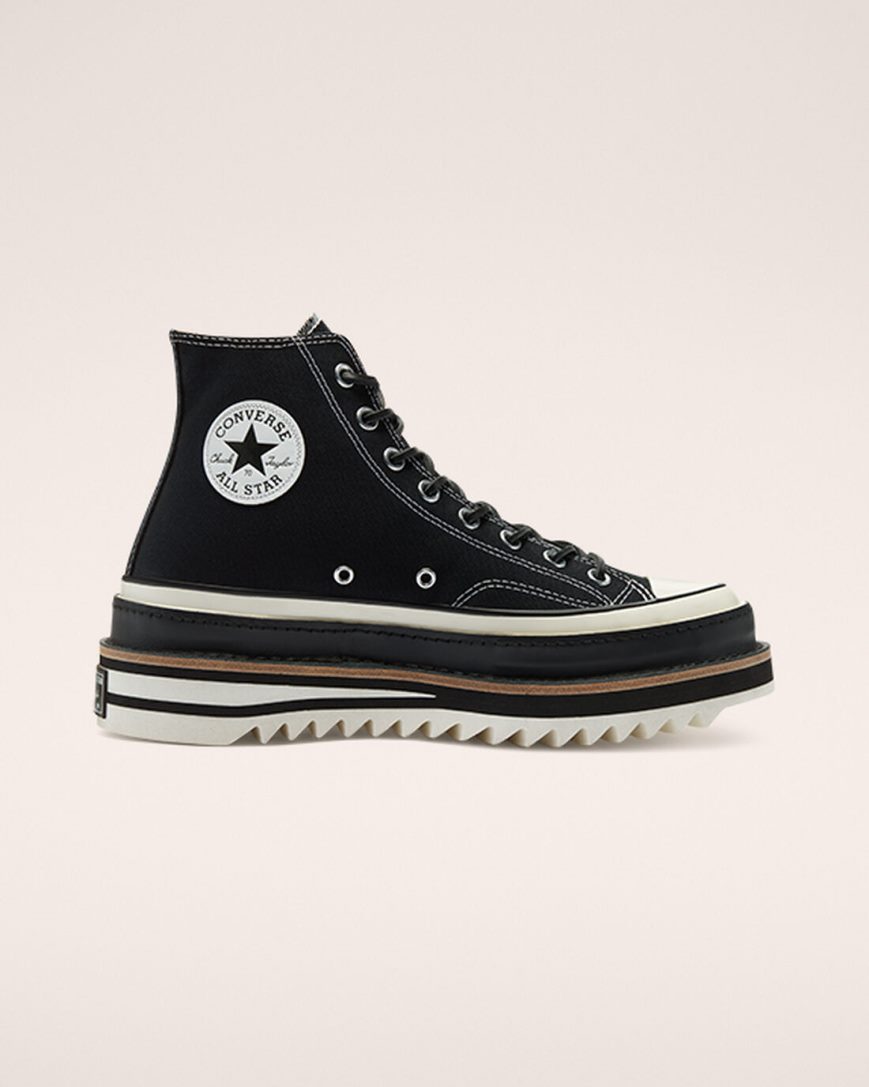 Black Converse Chuck 70 Trek Men\'s High Top Shoes | MQ4L8593K