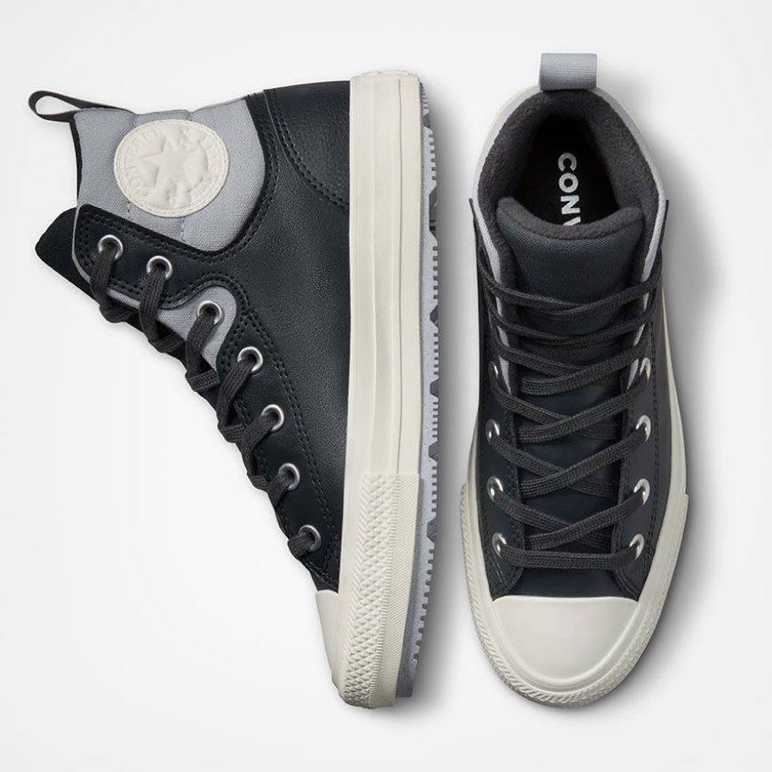 Black Converse Chuck Taylor All Star Berkshire Counter Climate High Top Men's Winter Boots | NC7KI84L5