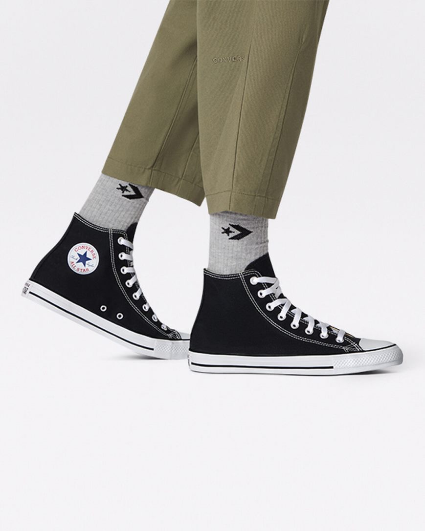 Black Converse Chuck Taylor All Star Classic Men's High Top Shoes | HP7891KI3