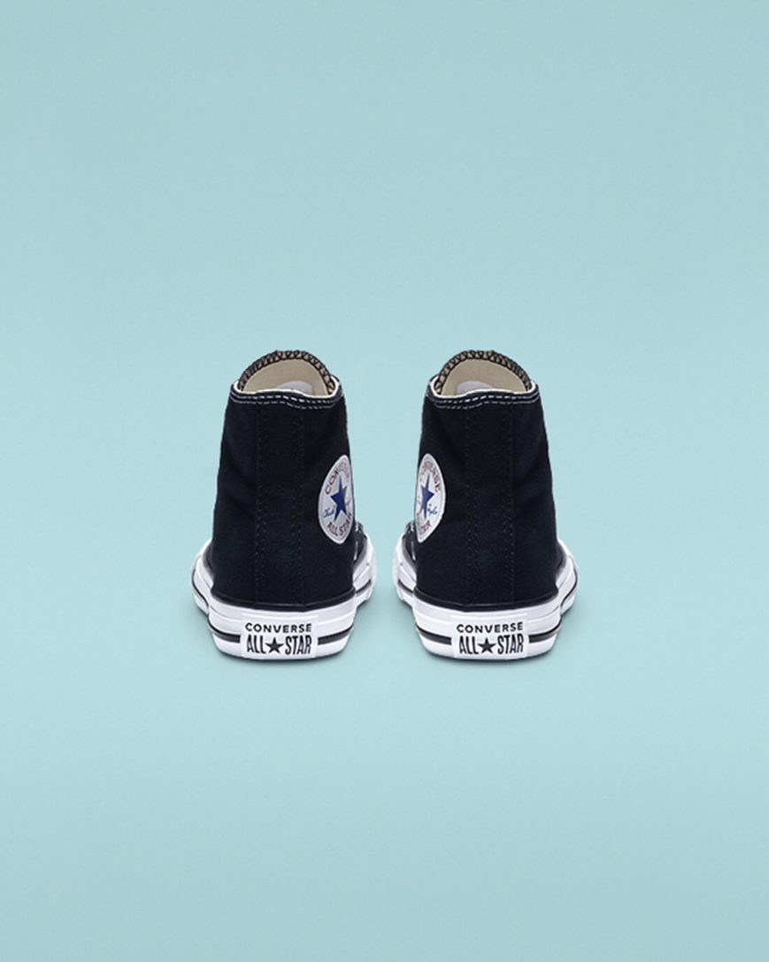 Black Converse Chuck Taylor All Star Classic Girls' High Top Shoes | JZLI78K35