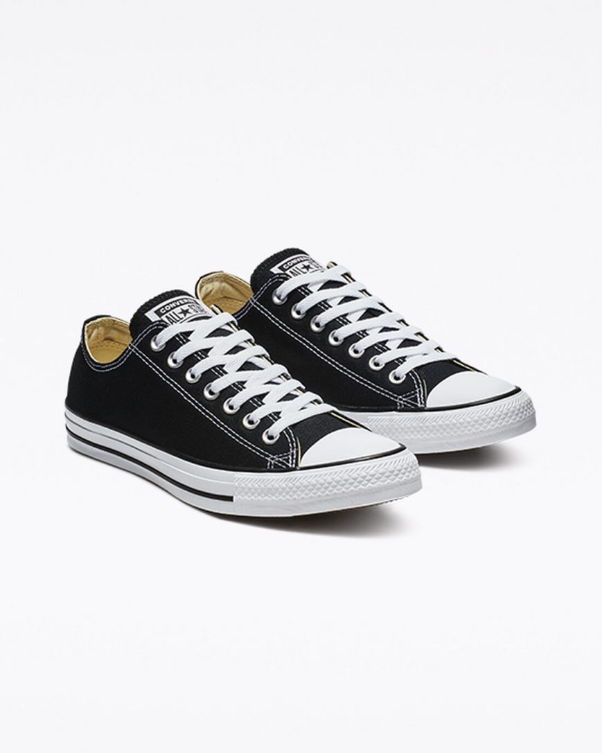 Black Converse Chuck Taylor All Star Classic Women's Low Top Shoes | OBL1K4875