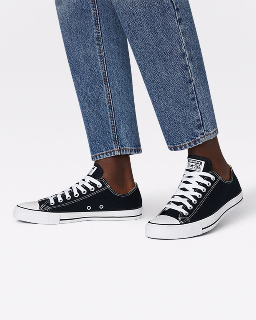 Black Converse Chuck Taylor All Star Classic Women's Low Top Shoes | OBL1K4875